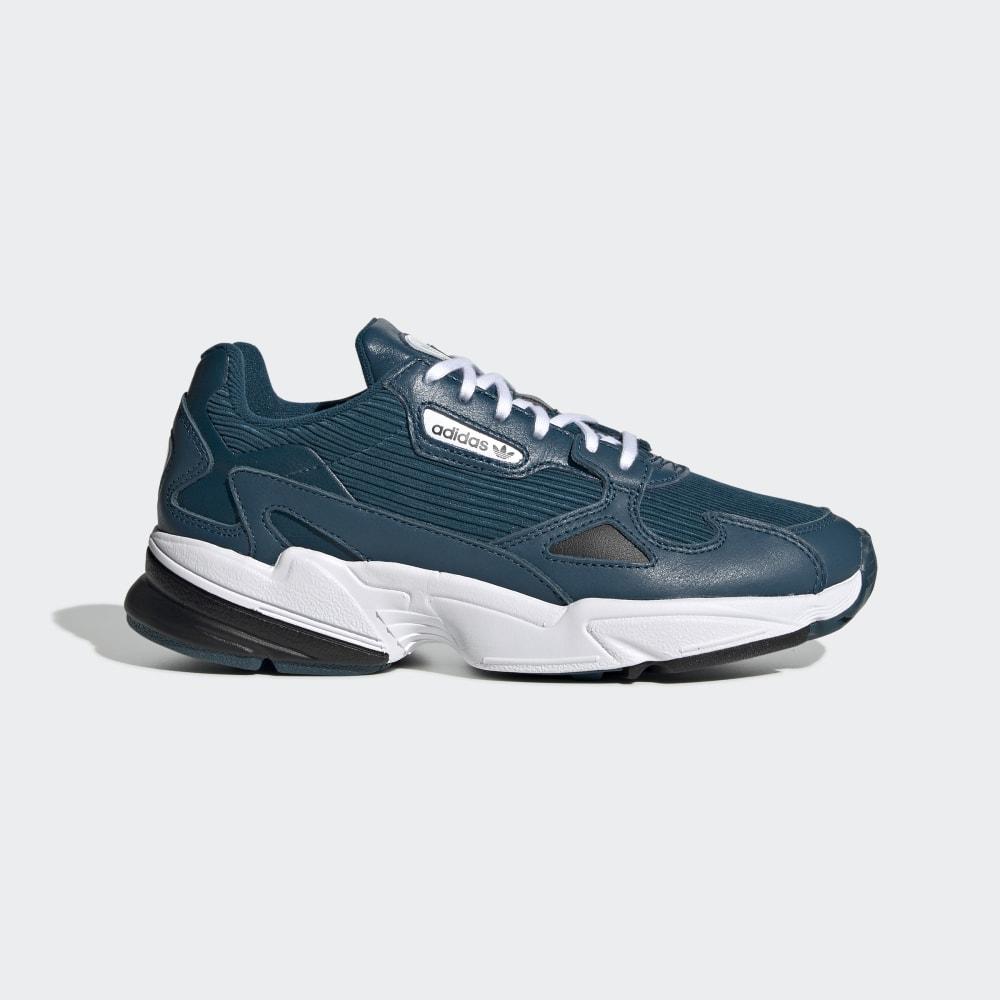 Originals Adidas Falcon Dama Romania - Negrii/Albi EF9022